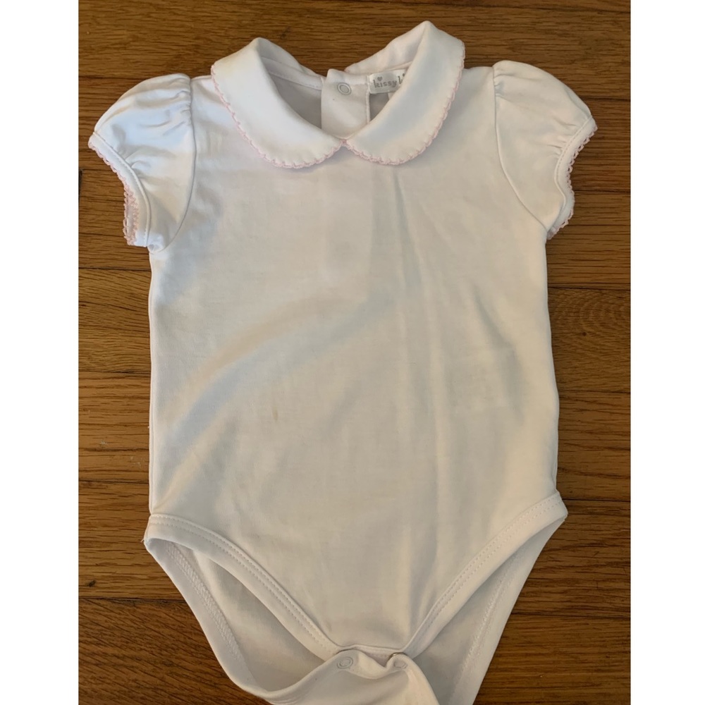Kissy Kissy Pima Bubble with Pink Trim